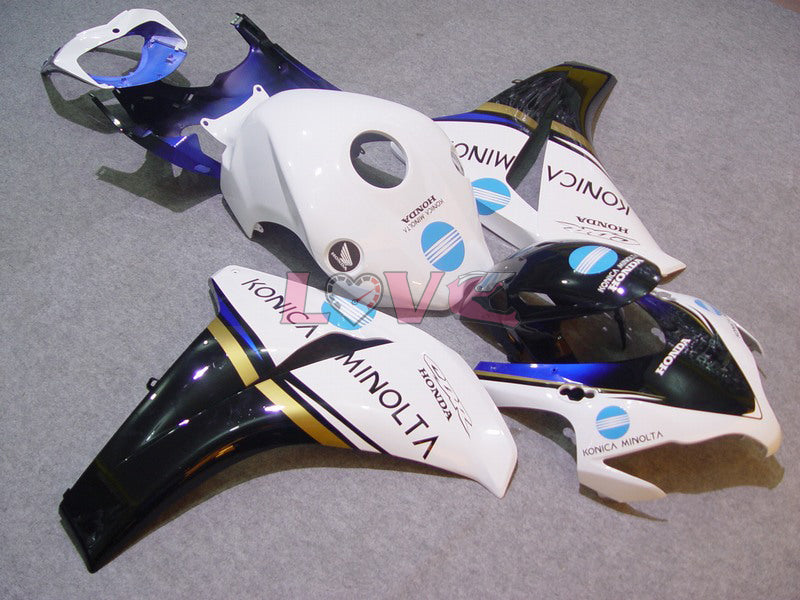 Konica Minolta - Blue White Fairings and Bodywork For 2008-2011 CBR1000RR #LF7139