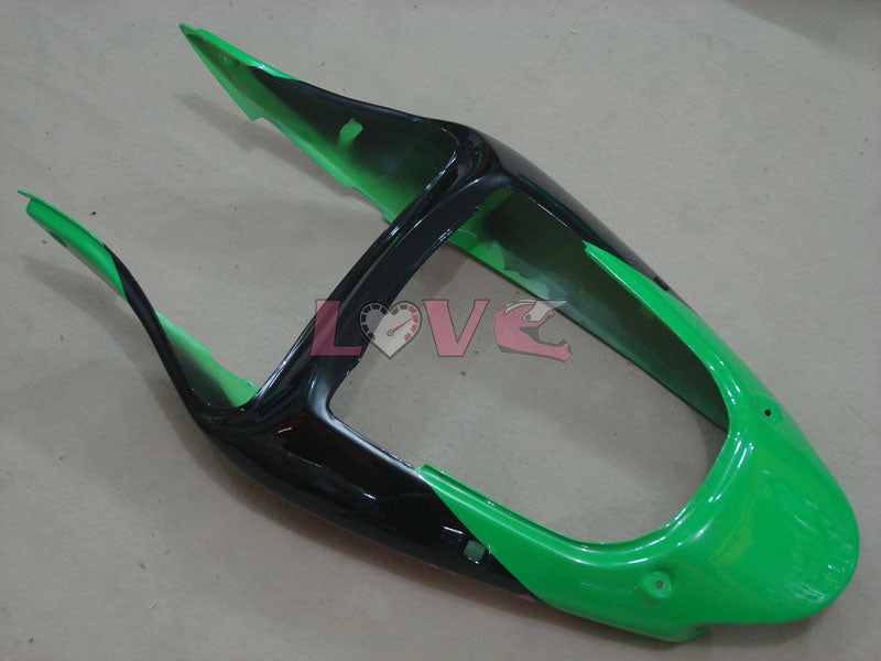 Factory Style - Green White Fairings and Bodywork For 2000-2002 NINJA ZX-6R #LF6166