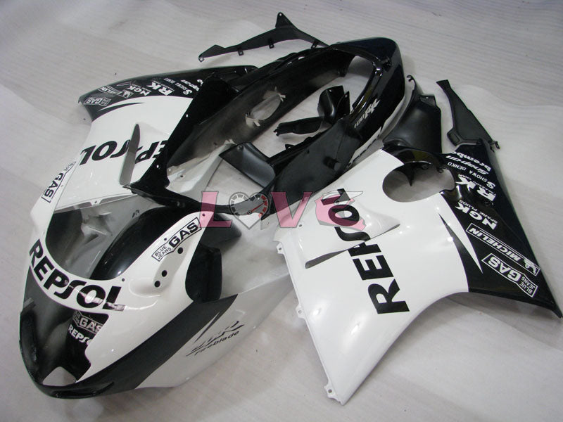 Repsol - White Black Fairings and Bodywork For 1996-2007 CBR1100XX #LF5119
