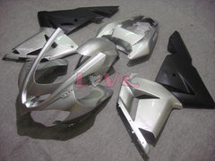 Factory Style - Black Silver Fairings and Bodywork For 2004-2005 NINJA ZX-10R #LF6332
