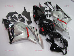SevenStars - Black Silver Fairings and Bodywork For 2009-2012 CBR600RR #LF7364