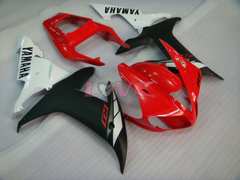 Factory Style - Red White Black Fairings and Bodywork For 2002-2003 YZF-R1 #LF3604