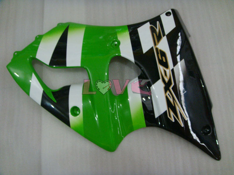Flame - Red Black Fairings and Bodywork For 2000-2002 NINJA ZX-6R #LF6149