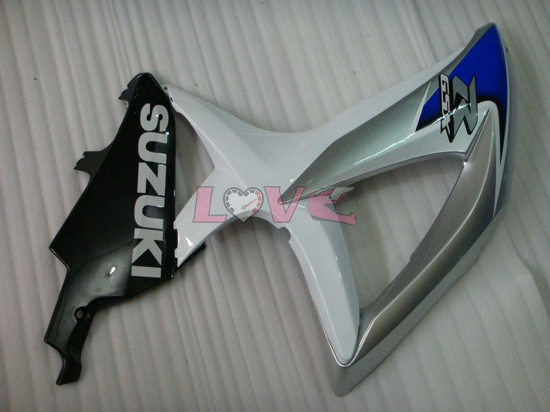 Factory Style - White Black Fairings and Bodywork For 2008-2010 GSX-R600 #LF6201