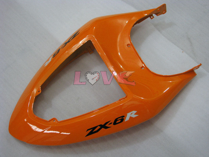 Factory Style - Orange Black Fairings and Bodywork For 2005-2006 NINJA ZX-6R #LF6006