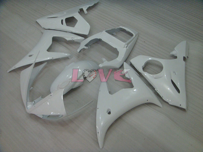Factory Style - White Fairings and Bodywork For 2003-2004 YZF-R6 #LF6908