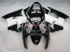 Factory Style - White Black Fairings and Bodywork For 2000-2002 NINJA ZX-6R #LF6155