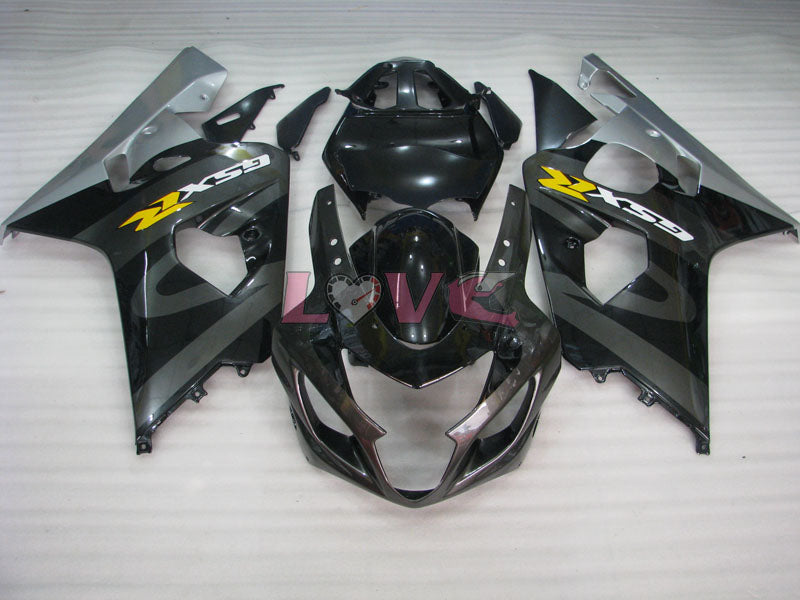 Factory Style - Black Grey Fairings and Bodywork For 2004-2005 GSX-R600 #LF6438
