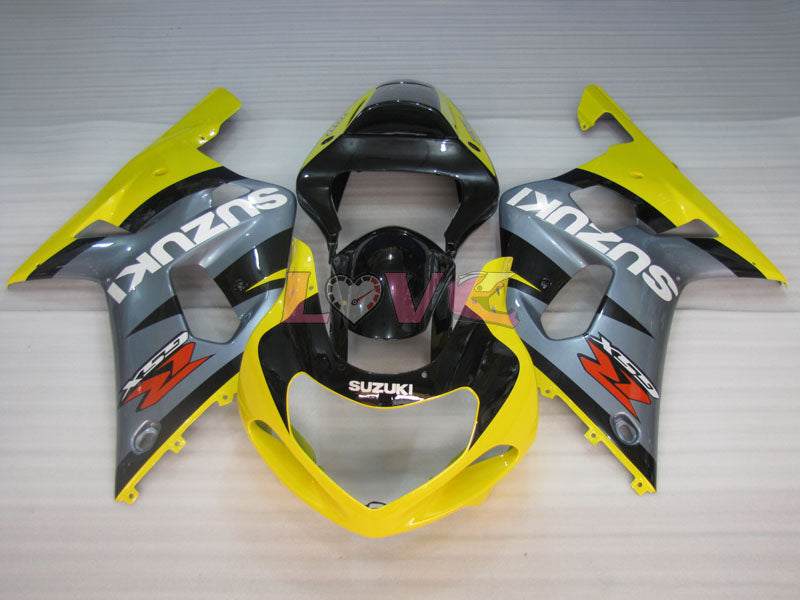 Factory Style - Yellow Silver Fairings and Bodywork For 2000-2003 GSX-R750 #LF4240