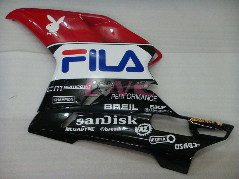 FILA - Red Black Fairings and Bodywork For 2008-2013 848 #LF5683
