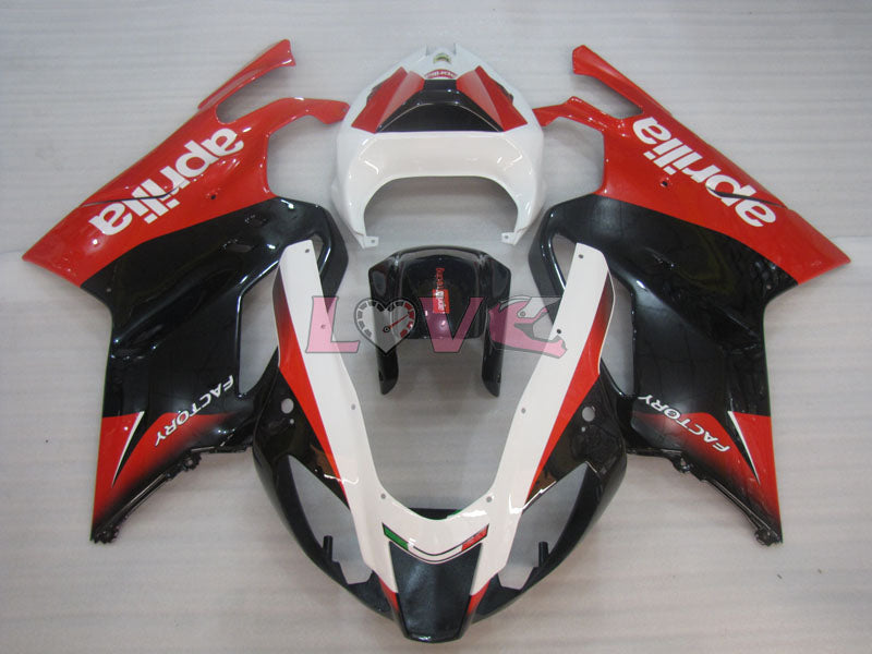 Factory Style - Red Black Fairings and Bodywork For 2004-2009 RSV 1000 R #LF5458