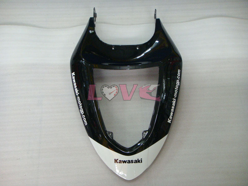 Monster - White Black Fairings and Bodywork For 2005-2006 NINJA ZX-6R #LF3306