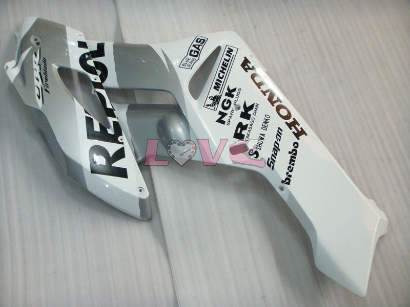 Repsol - White Silver Fairings and Bodywork For 2004-2005 CBR1000RR #LF4390