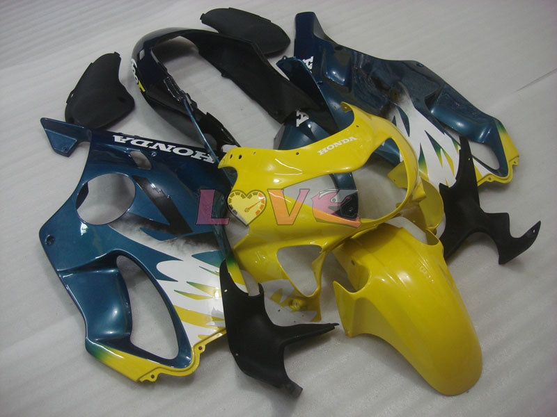 Factory Style - Yellow Blue Fairings and Bodywork For 1999-2000 CBR600F4 #LF4514