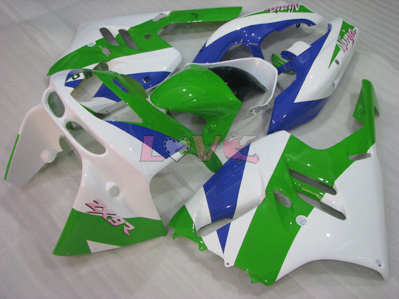 Factory Style - Green Blue White Fairings and Bodywork For 1994-1997 NINJA ZX-9R #LF3285