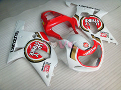 Lucky Strike - Red White Fairings and Bodywork For 2001-2003 GSX-R600 #LF6774