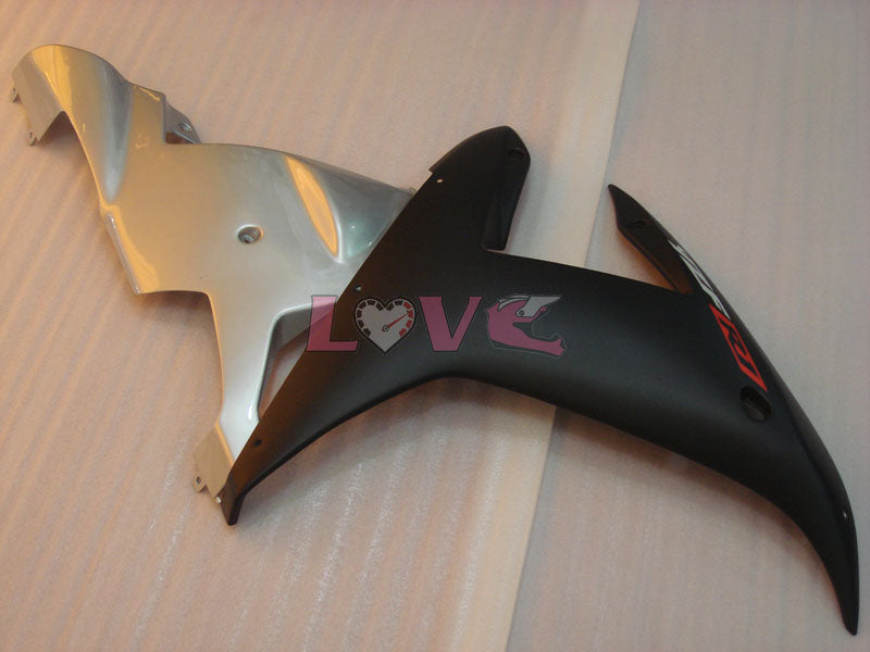Factory Style - Black Silver Matte Fairings and Bodywork For 2002-2003 YZF-R1 #LF7021