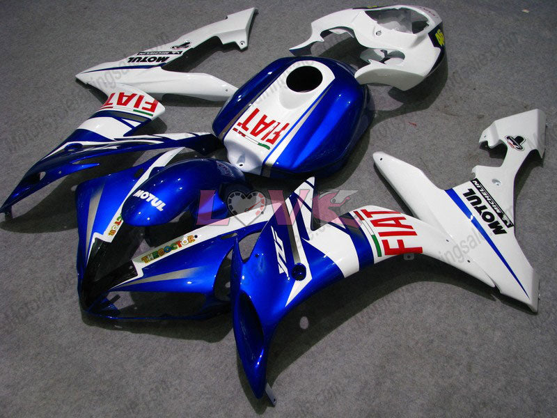 FIAT MOTUL - Blue White Fairings and Bodywork For 2004-2006 YZF-R1 #LF7004
