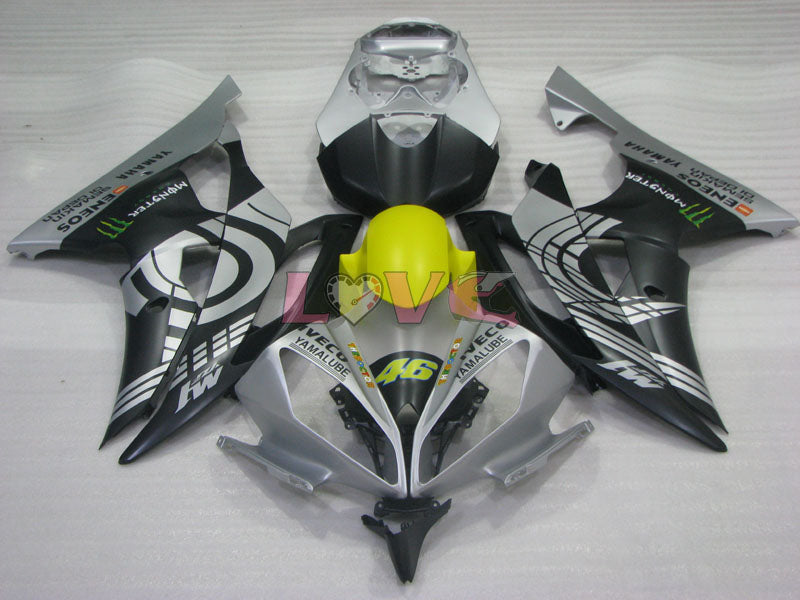 Monster - Black Grey Fairings and Bodywork For 2008-2016 YZF-R6 #LF3422