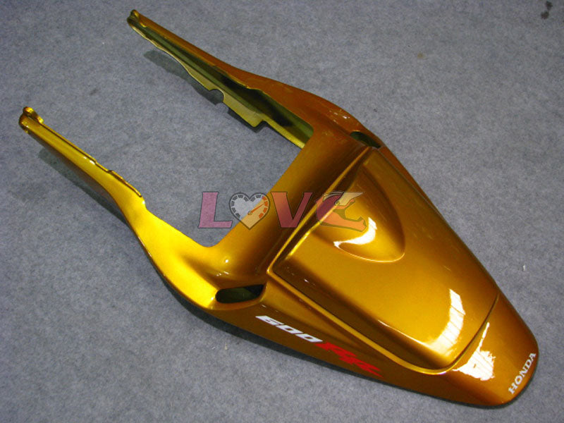 Factory Style - Black Gold Fairings and Bodywork For 2003-2004 CBR600RR #LF5312