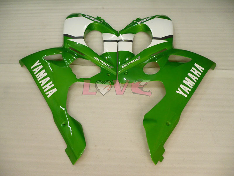 Factory Style - Green White Fairings and Bodywork For 1997-2007 YZF600R #LF7934