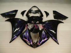 Flame - Purple Black Fairings and Bodywork For 2009-2011 YZF-R1 #LF6941