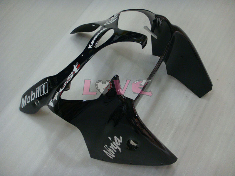 MICHELIN West - White Black Fairings and Bodywork For 2000-2002 Ninja ZX-6R #LF5118