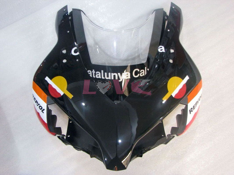 Repsol CX - Orange Black Matte Fairings and Bodywork For 2004-2005 CBR1000RR #LF4406