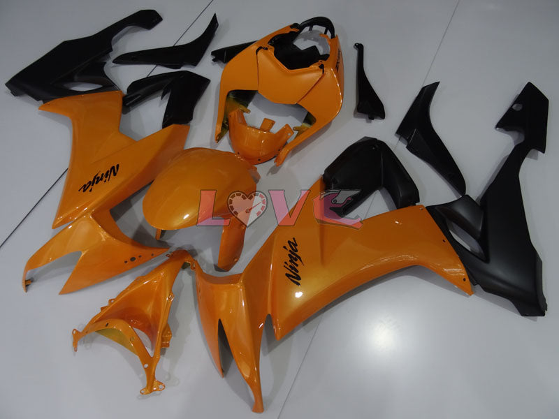Factory Style - Orange Black Fairings and Bodywork For 2008-2010 NINJA ZX-10R #LF3249