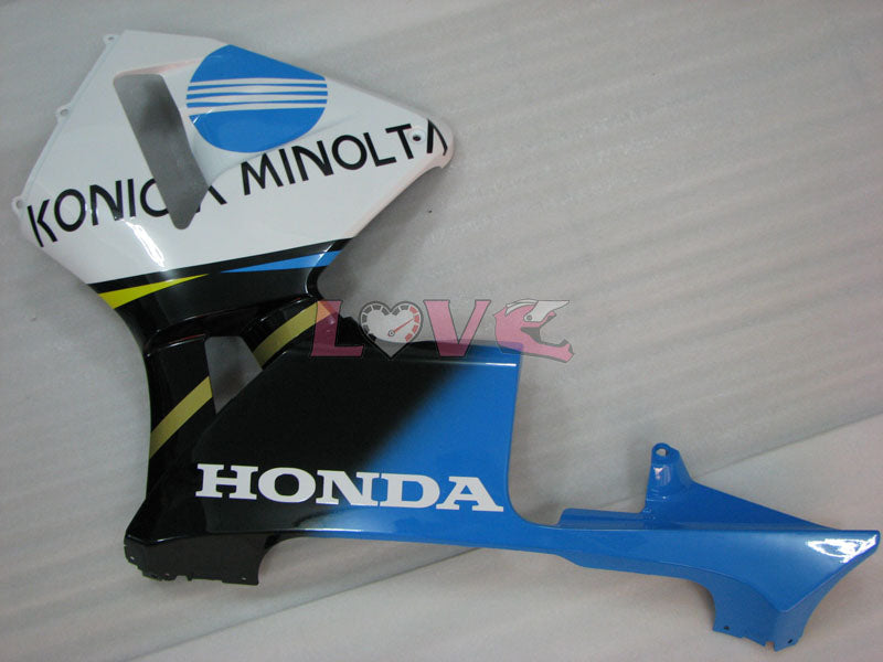 Konica Minolta - White Black Fairings and Bodywork For 2003-2004 CBR600RR #LF5393
