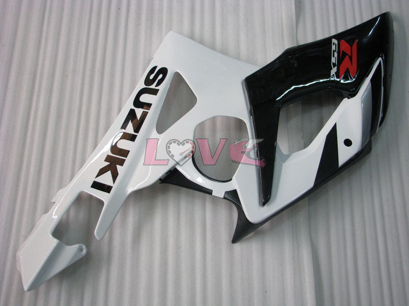 Factory Style - White Black Fairings and Bodywork For 2005-2006 GSX-R1000 #LF5826