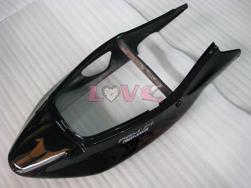 Flame - Red Black Fairings and Bodywork For 1996-2007 CBR1100XX #LF5135