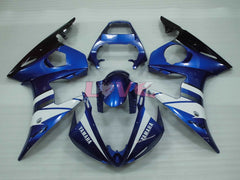 Factory Style - Blue White Black Fairings and Bodywork For 2003-2004 YZF-R6 #LF3559