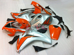 Factory Style - Red Silver Fairings and Bodywork For 2008-2011 CBR1000RR #LF4350