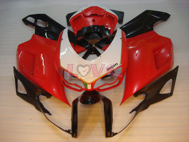 Factory Style - Red White Black Fairings and Bodywork For 2008-2013 848 #LF3147