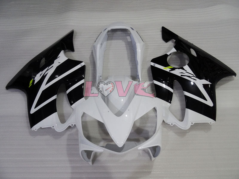 Factory Style - White Black Fairings and Bodywork For 2004-2007 CBR600F4i #LF4507