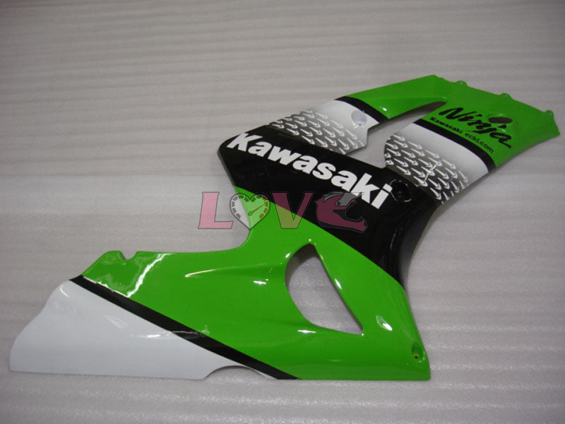Nakano - Green Black Fairings and Bodywork For 2003-2004 NINJA ZX-6R #LF3314