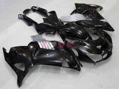 Factory Style - Black Silver Fairings and Bodywork For 2006-2011 NINJA ZX-14R #LF3235