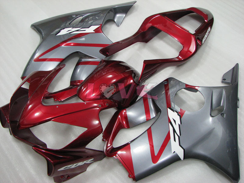 Factory Style - Red Grey Fairings and Bodywork For 2001-2003 CBR600F4i #LF4492