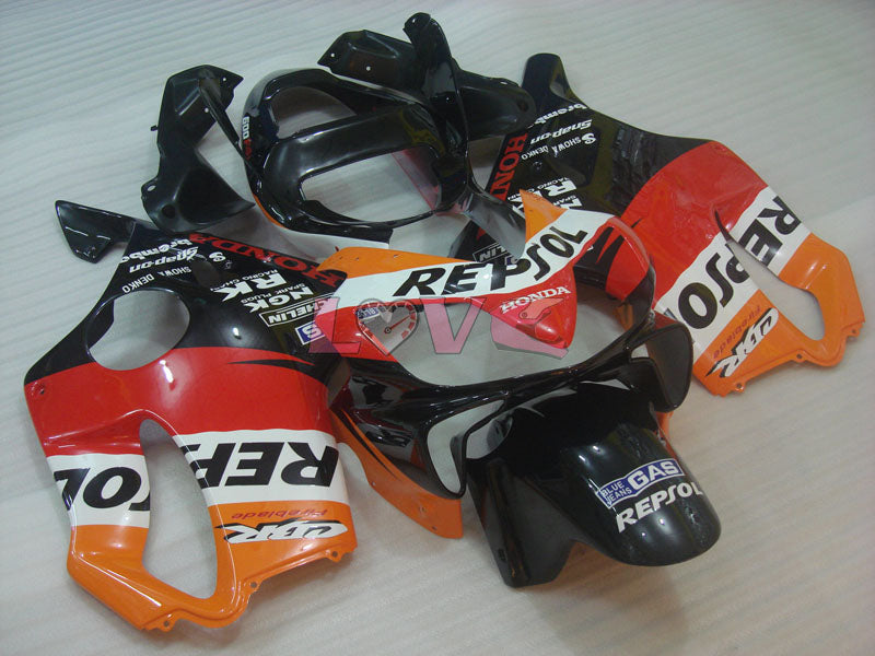 Repsol - Orange Black Fairings and Bodywork For 2001-2003 CBR600F4i #LF4486