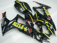 Rizla+ - Yellow Black Fairings and Bodywork For 2006-2007 GSX-R750 #LF4018