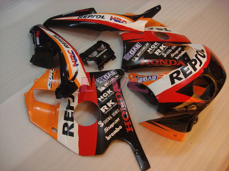 Repsol - Red White Fairings and Bodywork For 1990-1994 CBR250RR #LF4974
