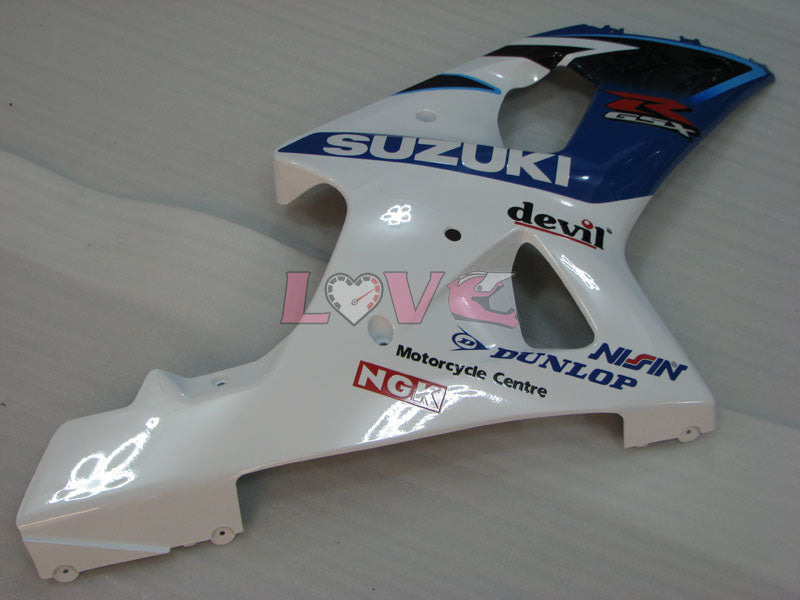 DUNLOP - Blue White Fairings and Bodywork For 2000-2003 GSX-R750 #LF4212