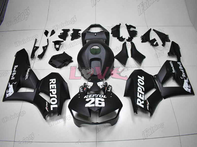 Repsol - Black Fairings and Bodywork For 2013-2020 CBR600RR #LF7894