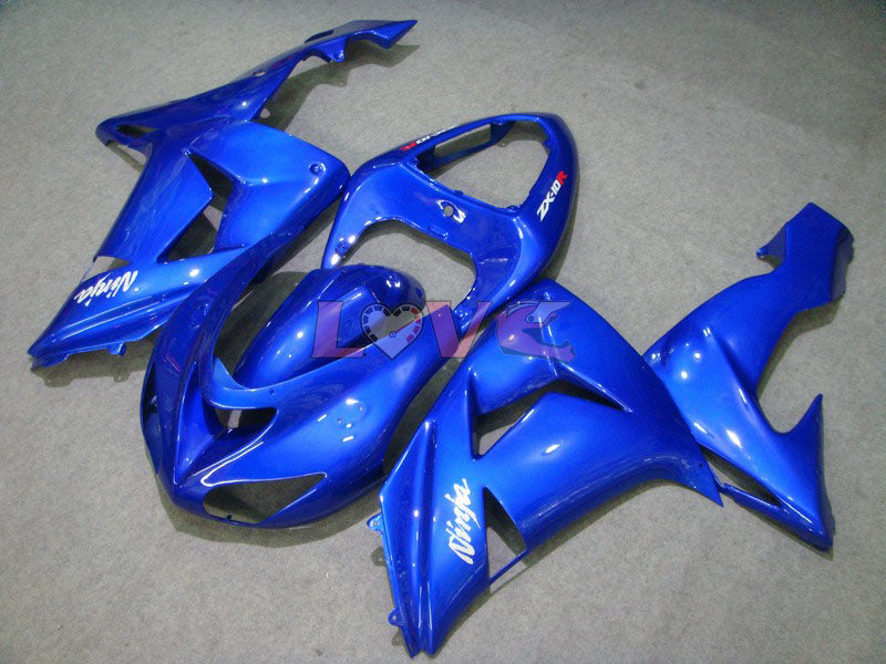 Factory Style - Blue Fairings and Bodywork For 2006-2007 NINJA ZX-10R #LF6271