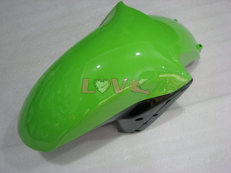Customize - Green Black Fairings and Bodywork For 2006-2011 NINJA ZX-14R #LF3230