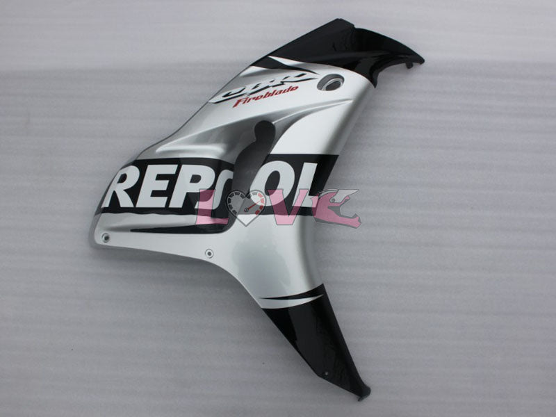 Repsol - Black Silver Fairings and Bodywork For 2006-2007 CBR1000RR #LF4380