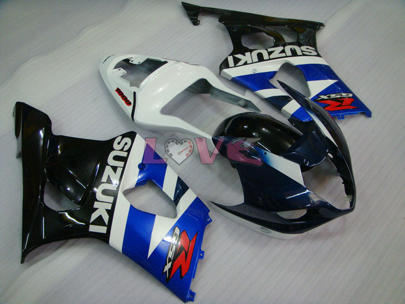 Factory Style - White Black Fairings and Bodywork For 2003-2004 GSX-R1000 #LF5983