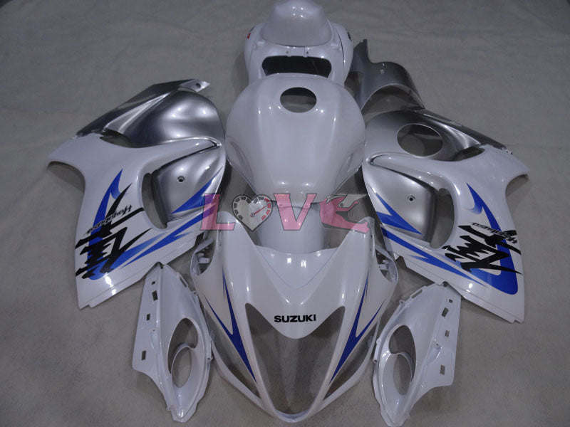 Factory Style - White Silver Fairings and Bodywork For 1999-2007 Hayabusa #LF3739