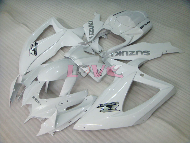 Factory Style - White Fairings and Bodywork For 2008-2010 GSX-R600 #LF3981